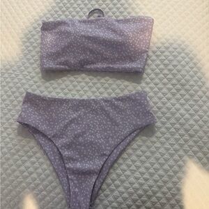 SHEIN Purple Floral Bikini Set